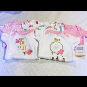 Dream Catcher Short Sleeve 5 Bodysuits